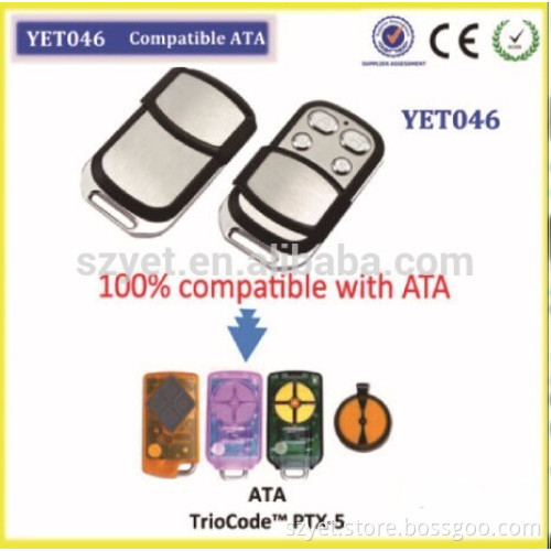 4 channel remote control universal for garage door HT6p20B/Ht6p20D 433MHZ YET046